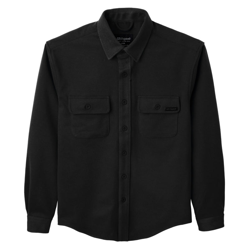 021 ESSENTIAL OVERSHIRT - BLACK