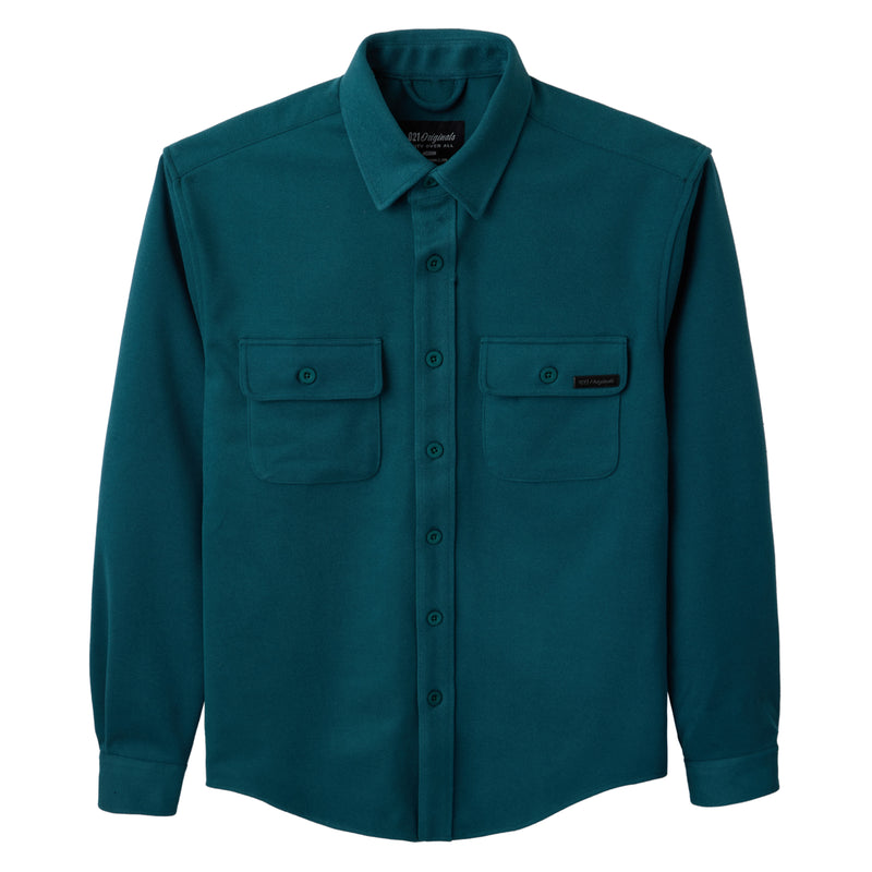 021 ESSENTIAL OVERSHIRT - EMERALD