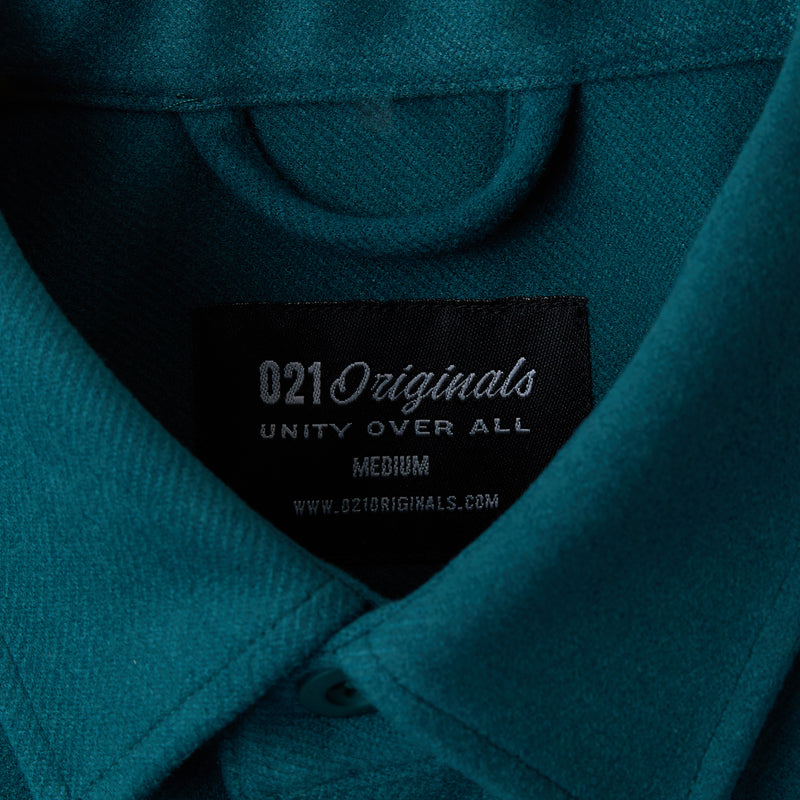 021 ESSENTIAL OVERSHIRT - EMERALD