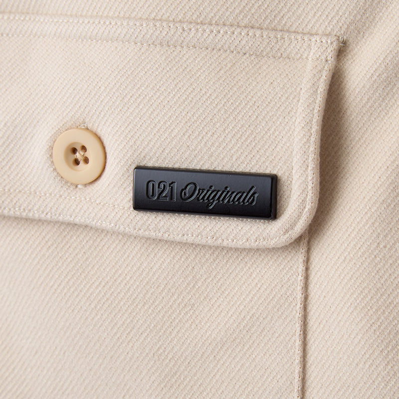 021 ESSENTIAL OVERSHIRT - BEIGE