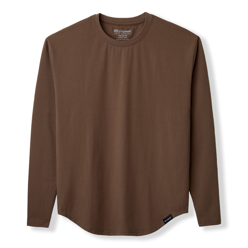 021 ESSENTIAL DROP-CUT LONG SLEEVE - OD GREEN