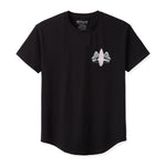 BOARD HEAVEN DROP-CUT T-SHIRT - BLACK