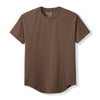 021 ESSENTIAL DROP-CUT T-SHIRT - ASH