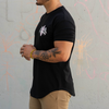 BOARD HEAVEN DROP-CUT T-SHIRT - BLACK