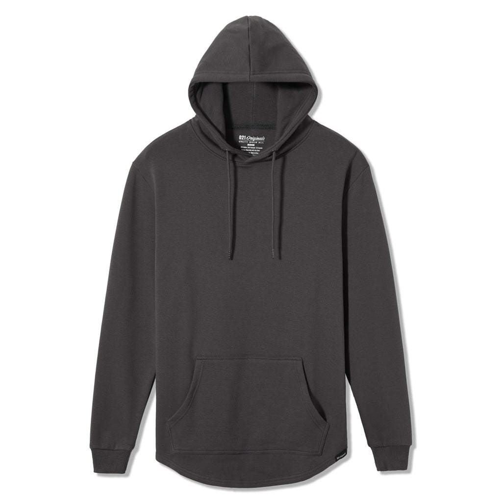 Fit Pics - Rest Less Pullover in Texture Grid Black/Graphite Grey